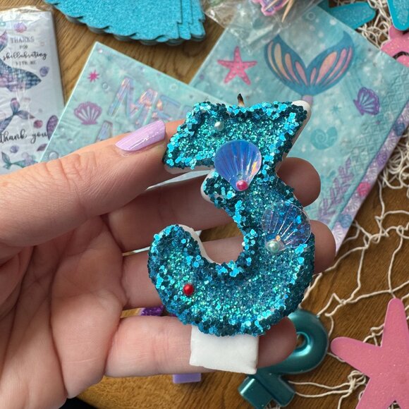 Mermaid Birthday Party Supply Lot - Picture 11 of 15